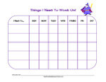 disney jr. behavior chart